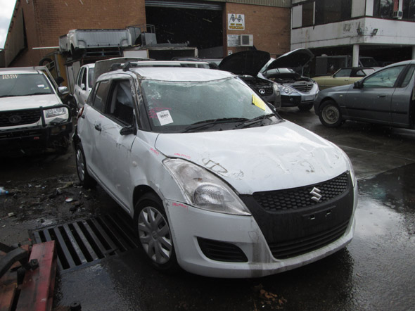 Suzuki Swift Fz 14i A White Wreckers In Sydney New Model Car Wreckers Sydney Used Part